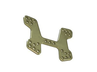 06013 Dämpferbrücke Front Aluminum gun metal