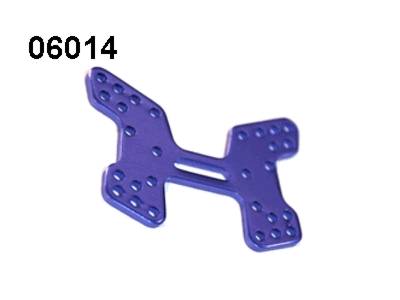 06014 Dämpferbrücke Rear Aluminum Blue