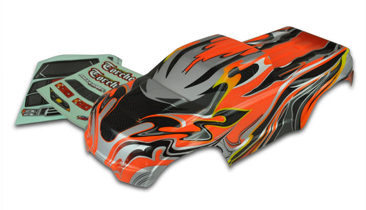 10110Pro-4 Body Shell Orange Monstertruck 1:10
