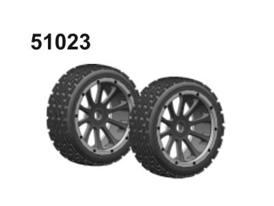 51023 Vorderrad Complete 2 Stück