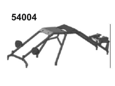 54004 Überrollbügel Set With Alu-Dach Orange