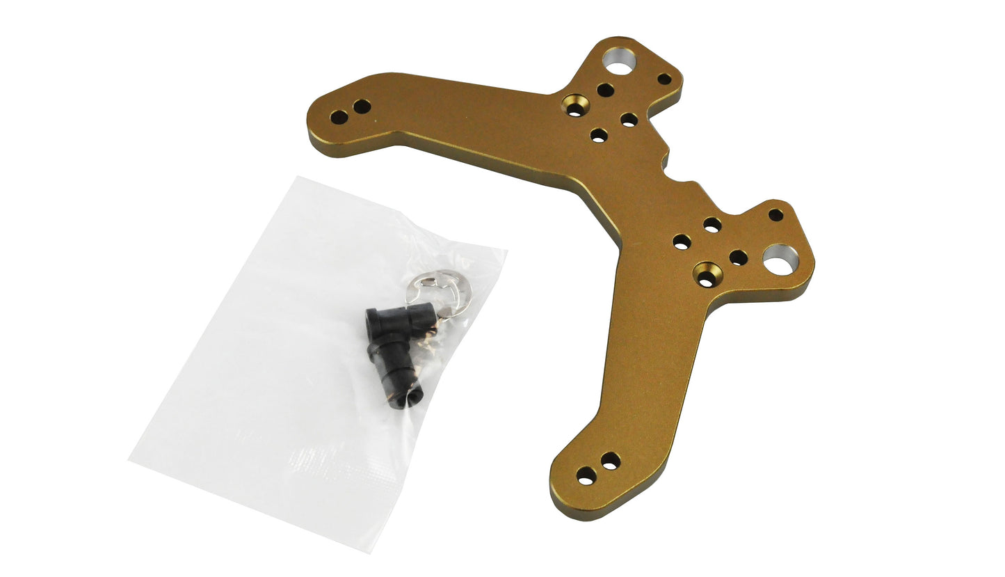 Dämpferbrücke Rear Aluminum gun metal