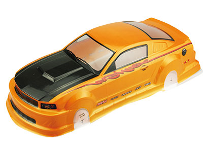 Body Shell lackiert AM10TC Gold/Black