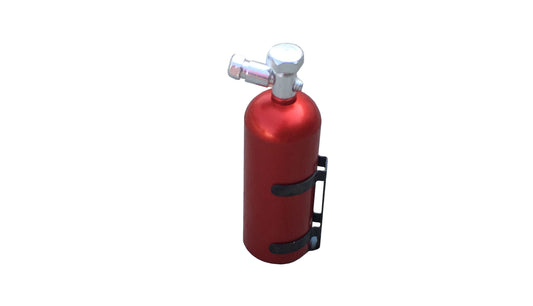 Lachgasflasche, Aluminum Red With Halterung