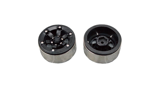 AMXRock AR03 1.9 Zoll CNC Wheels, Black 2 Stück