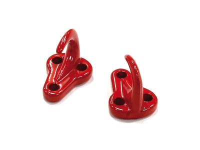 1:10 Haken Red Small 2 Stück