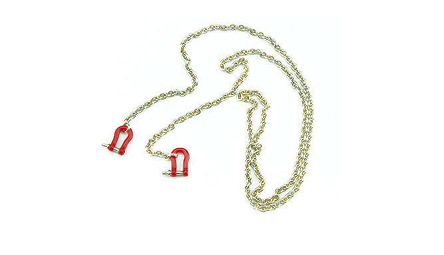 Kette 96cm Metal, 2 Schäkel