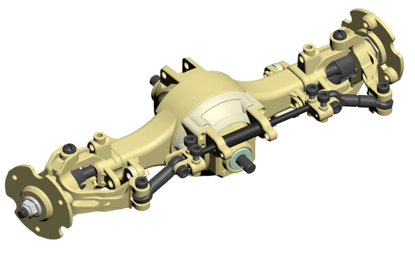 Lenkachse 2 Front Complete montiert For 8x8 Truck sand