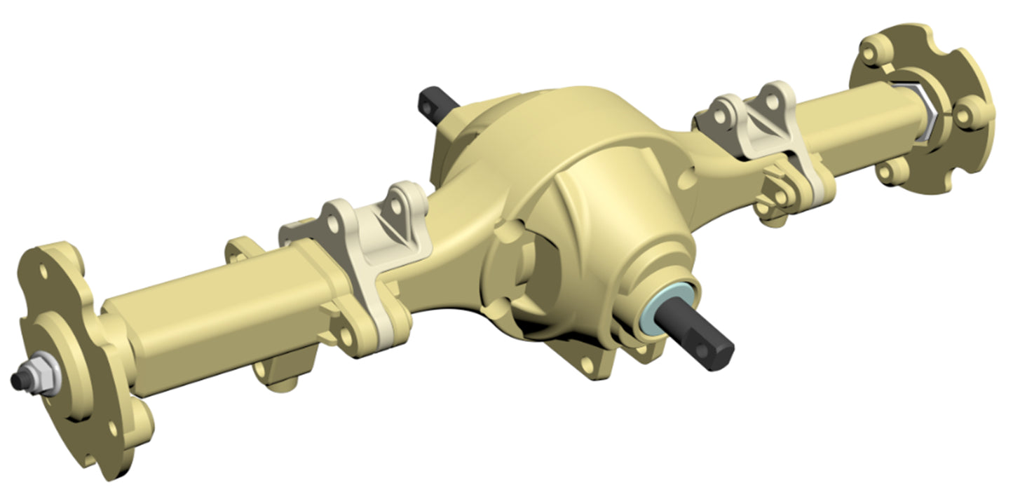 Mittelachse Rear Complete montiert For 8x8 Truck sand