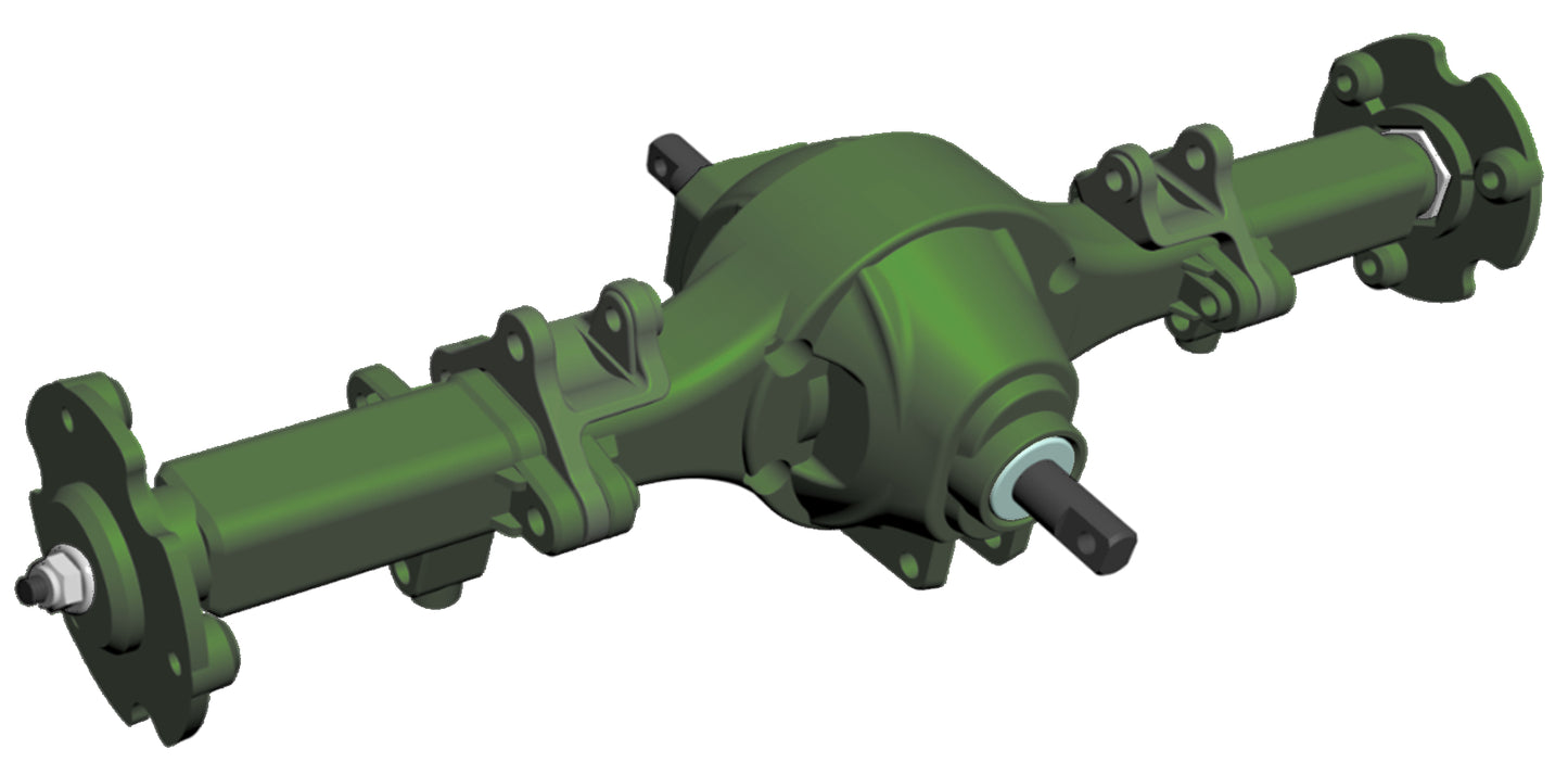 Mittelachse Rear Complete montiert For 8x8 Truck Green