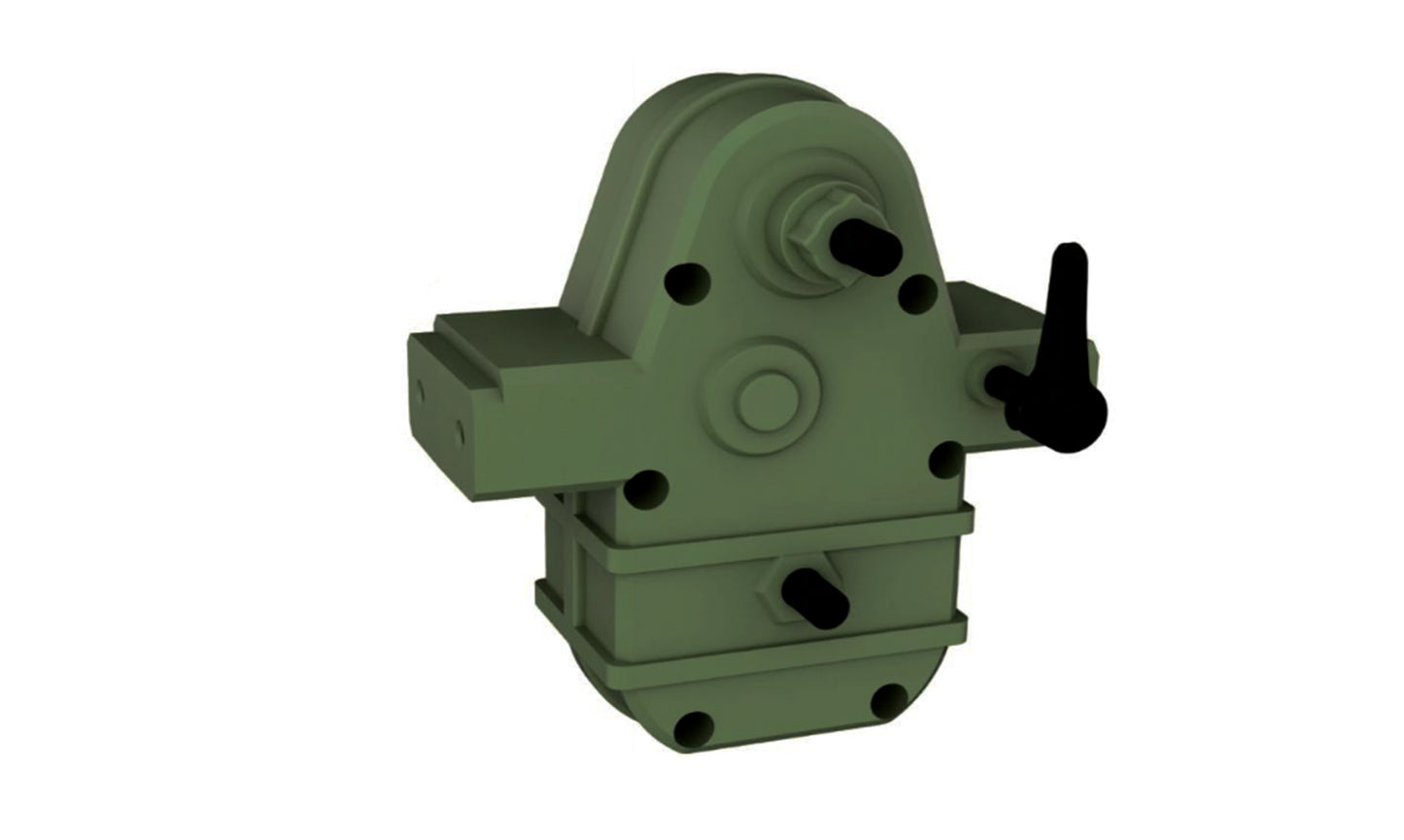 Transmission Complete montiert For 8x8 Truck Green