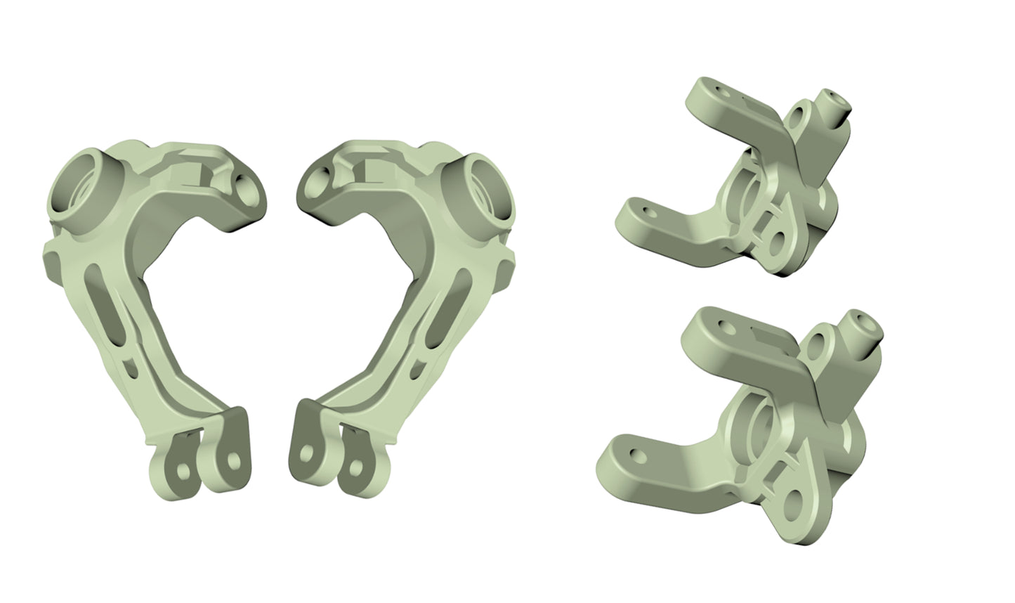 Steering Knuckle & Lenkhebel For 8x8 Truck Green