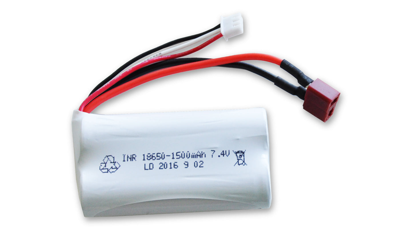 7,4V Li-Ion 1500mAh DEAN For 1:12 Fighter/Extreme/Eagle