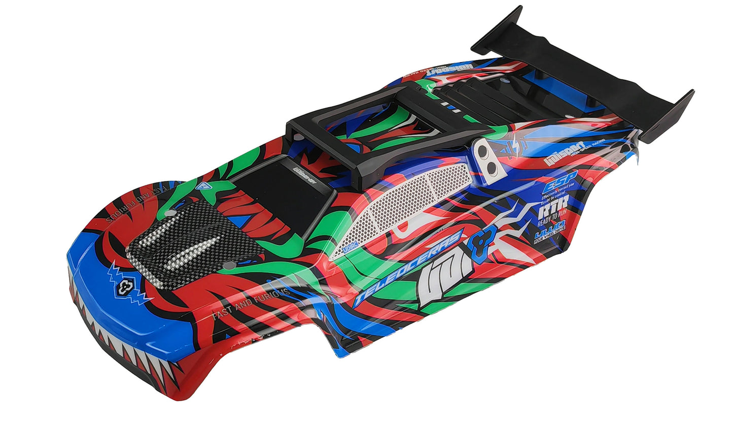 Body Shell Teleoceras Stunt Truck Blue