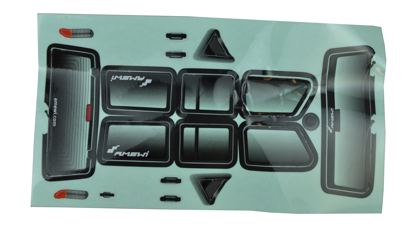 AM18 Kratos Body Shell Lexan Yellow