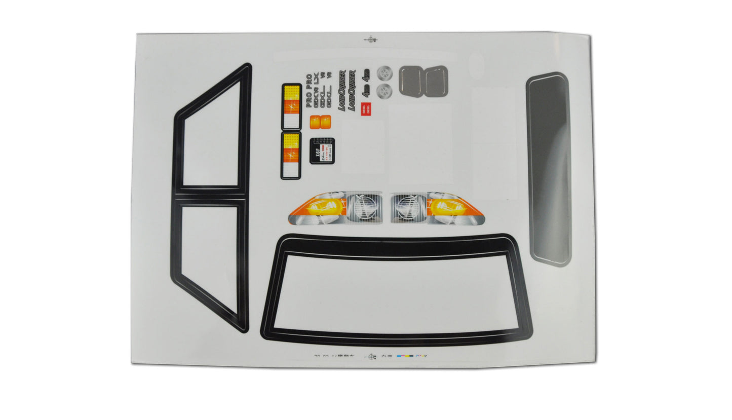 Pick-Up Crawler Body Shell 1:10 With Metallkäfig