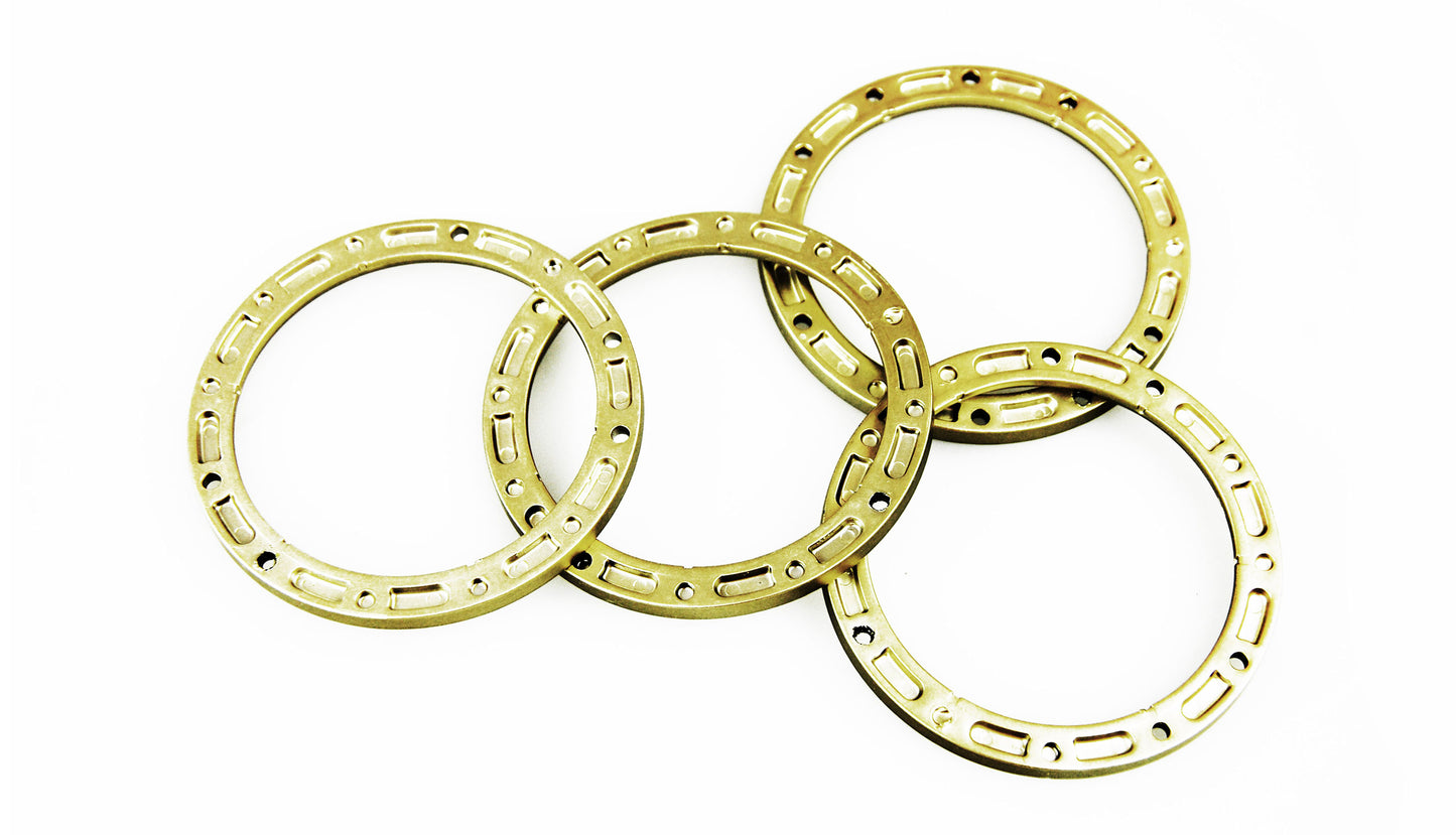 Felgenringe Gold 1:8, 4 Stück