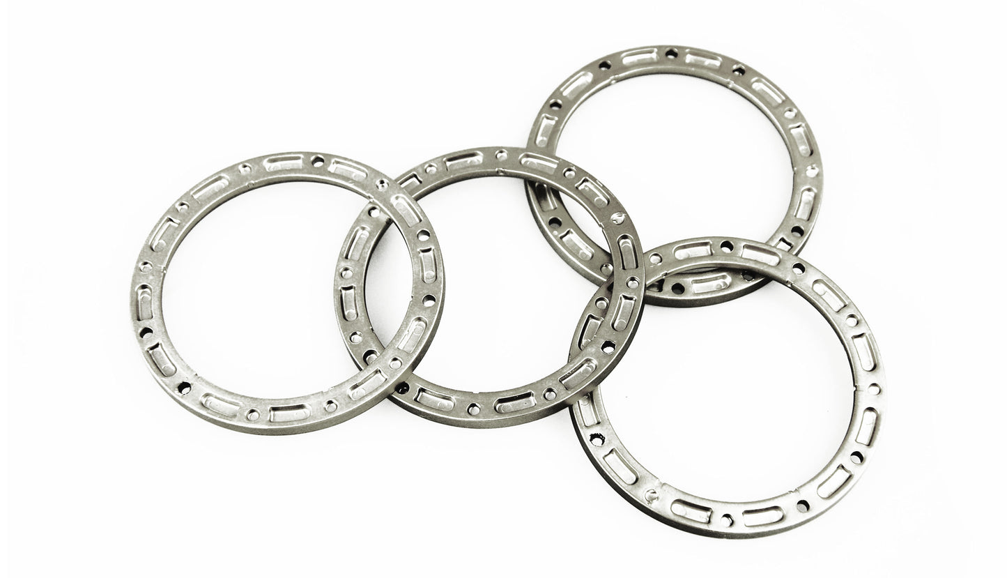 Felgenringe Silver 1:8, 4 Stück