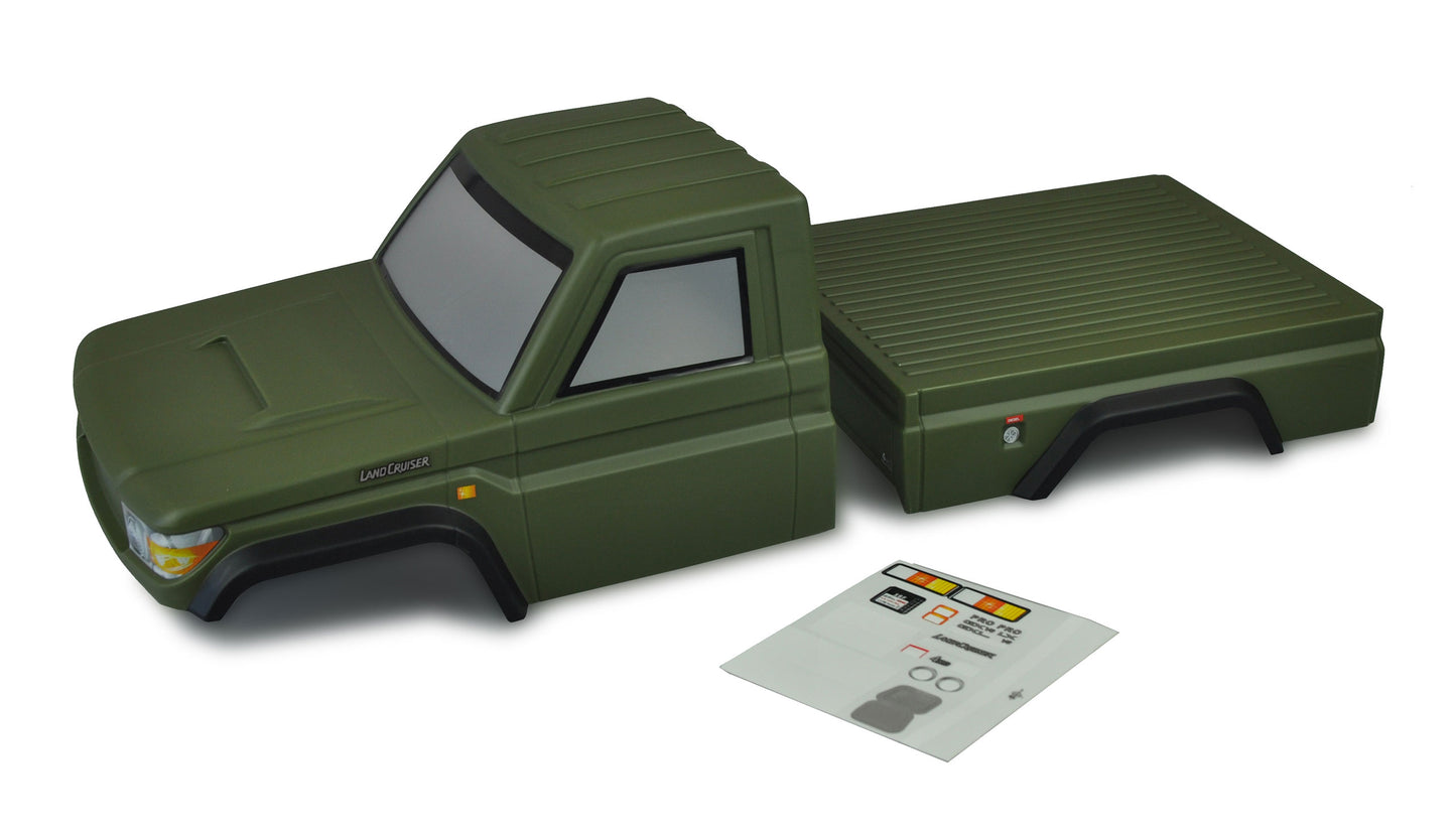 Body Shell RCX8 lackiert olive Green