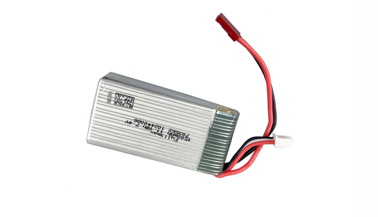 LiPo Battery 2S 7,4V 1500mAh BEC, Buzzard Pro XL