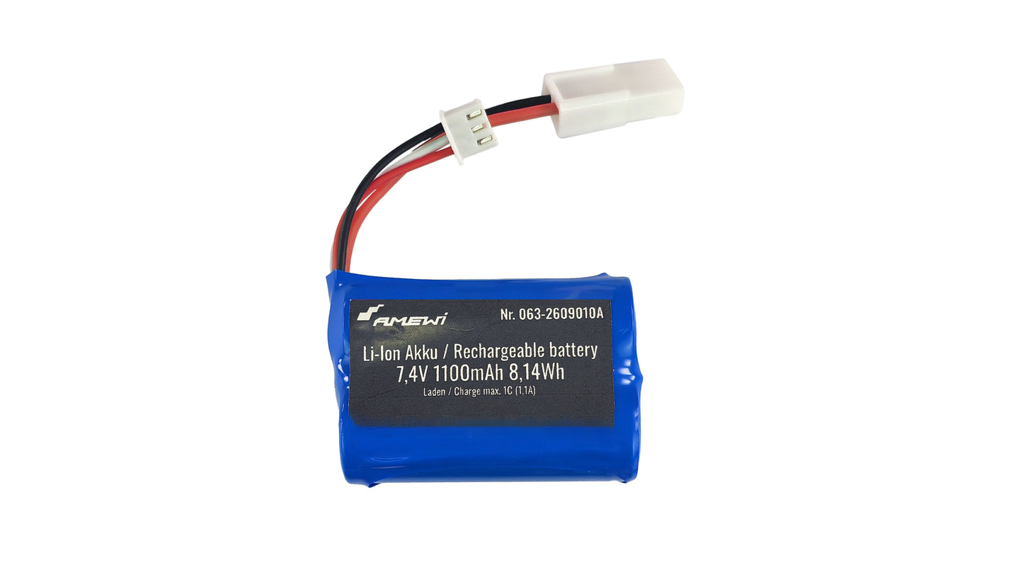 Li-Ion Battery 2S 7,4V 600mAh Mini-Tamiya Connector