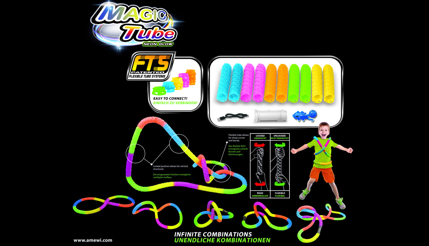 Magic Tube 220-teilig With LED-Vehicle