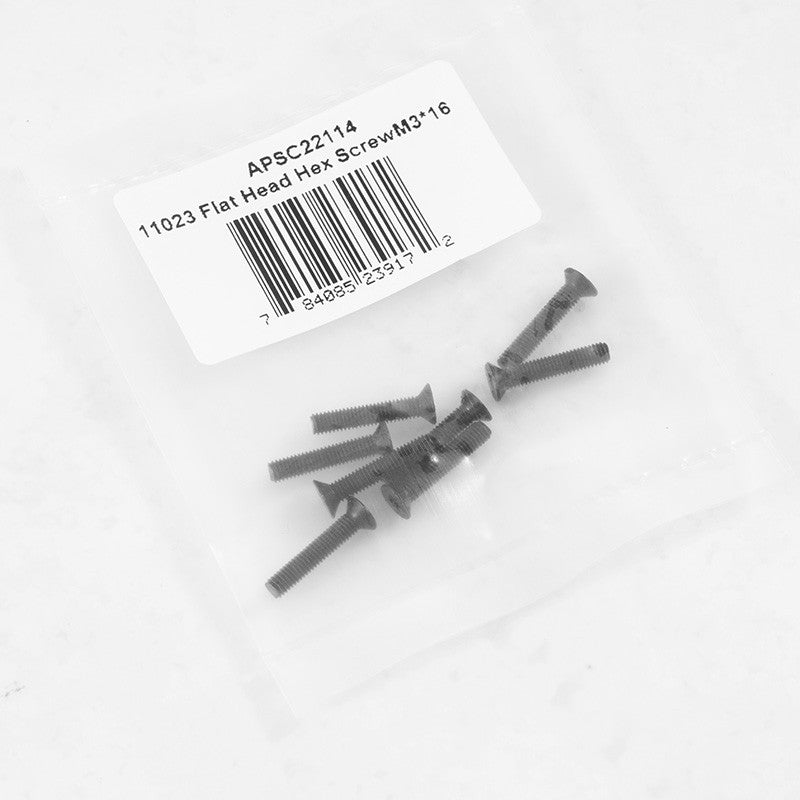 1/10 Ford 100 - Flat Head Hex Screw M3*16 - APSC22114