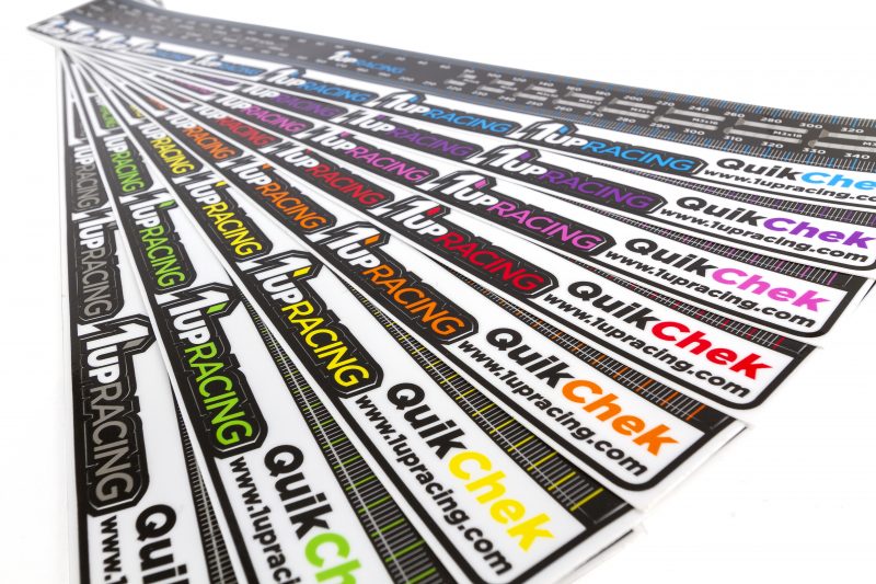 1up Racing QuikChek Decal - Gray Accent