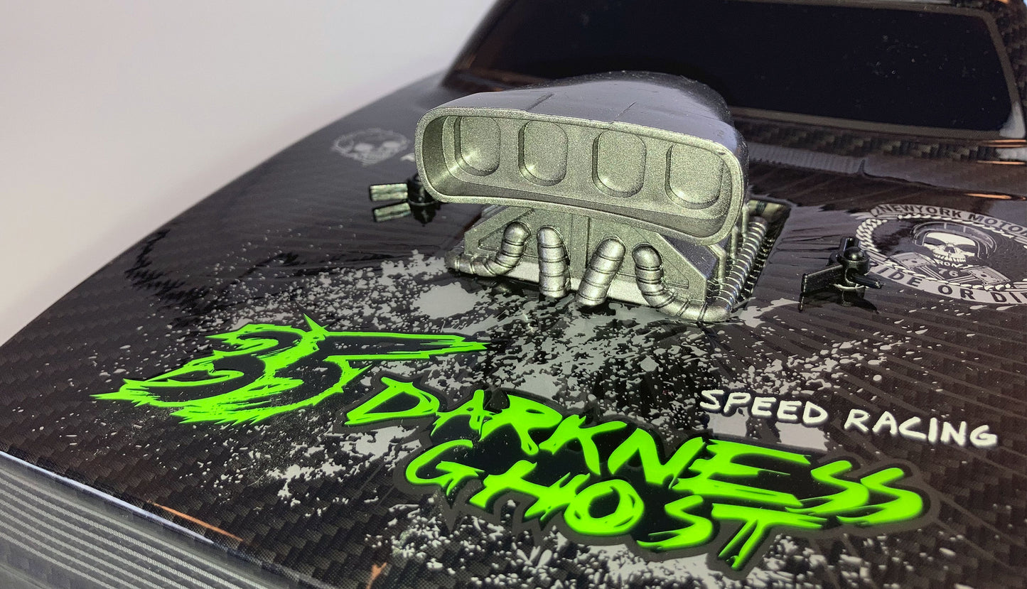 RC Car Ghost 2WD 1:10 RTR Black-neongrün