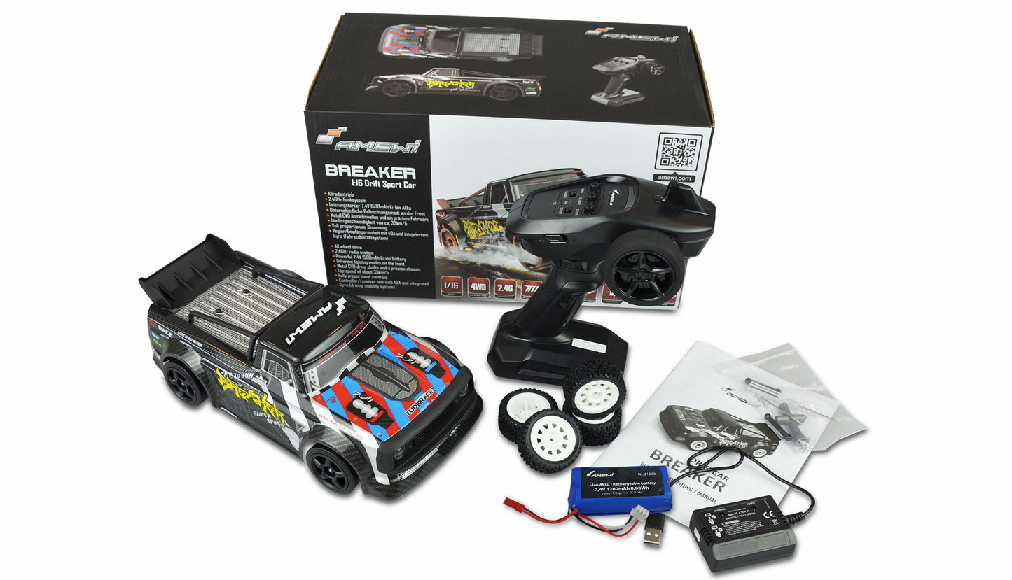 Drift Sport Car Breaker Pro Brushless 4WD 1:16 RTR