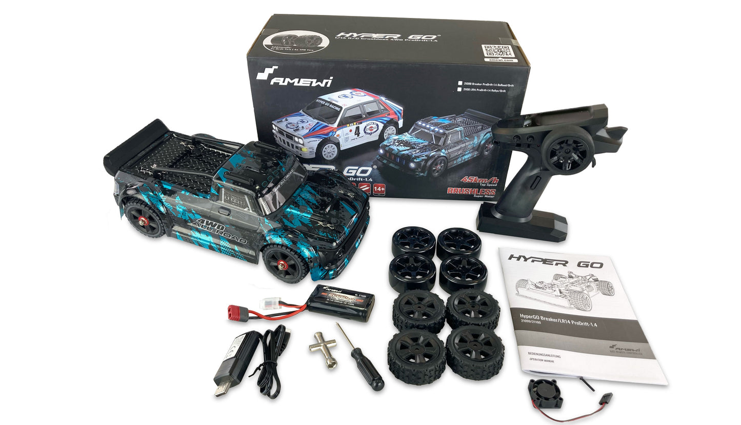Hyper Go Breaker ProDrift-1.4 OnRoad/Drift 4WD 1:14 RTR