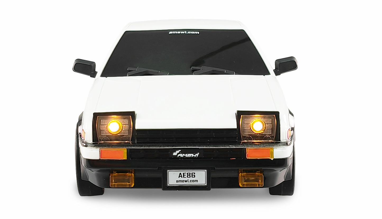 AE86 Sprinter Trueno Scale Drift Racing Car 1:18 RTR White