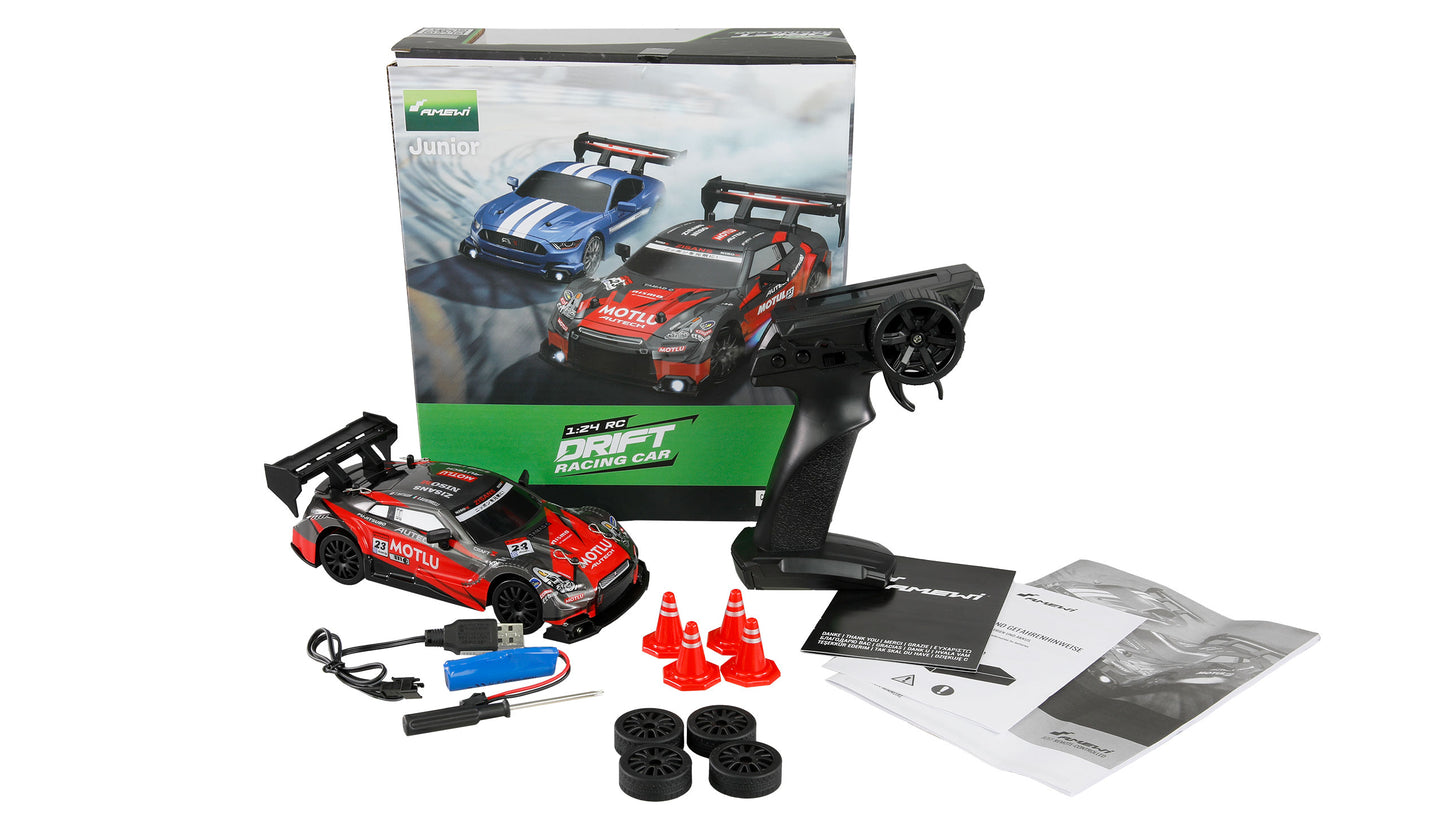 Drift Racing Car 4WD 1:24 RTR Red/Black