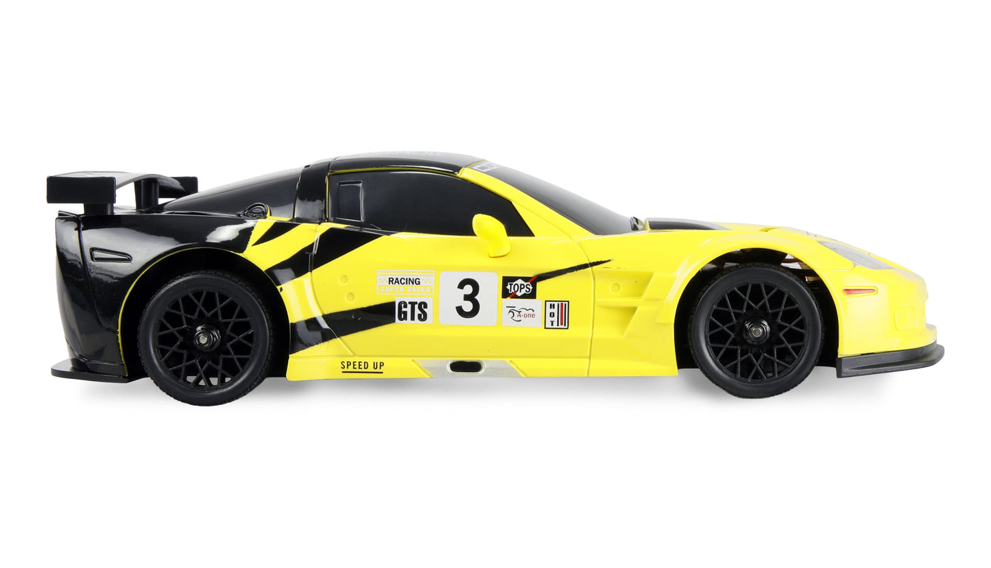 Corvette C6.R Drift Car 1:18 RTR Yellow