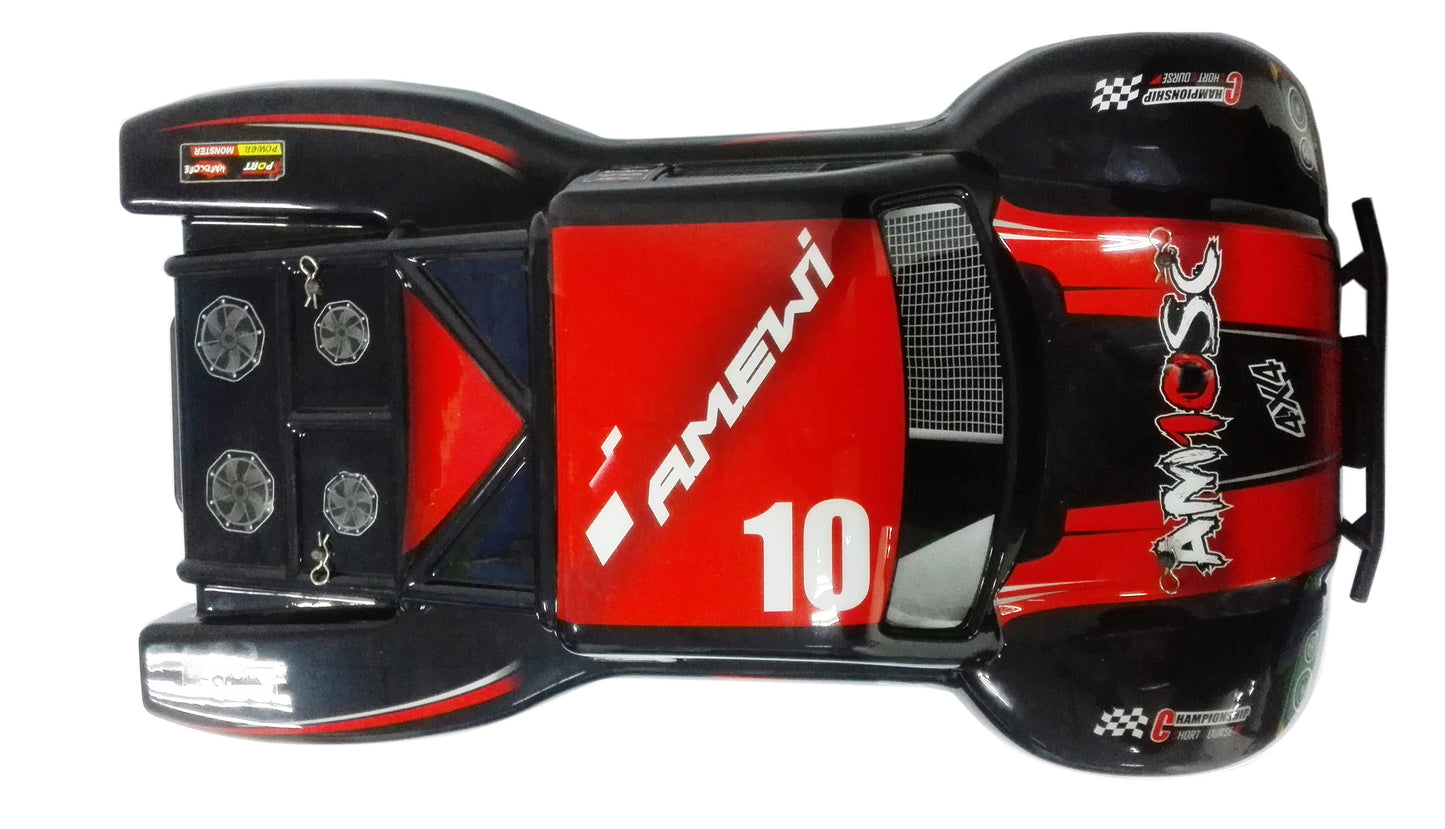 AM10SC V2 Short Course Truck Brushless 4WD 1:10 RTR Red/Black