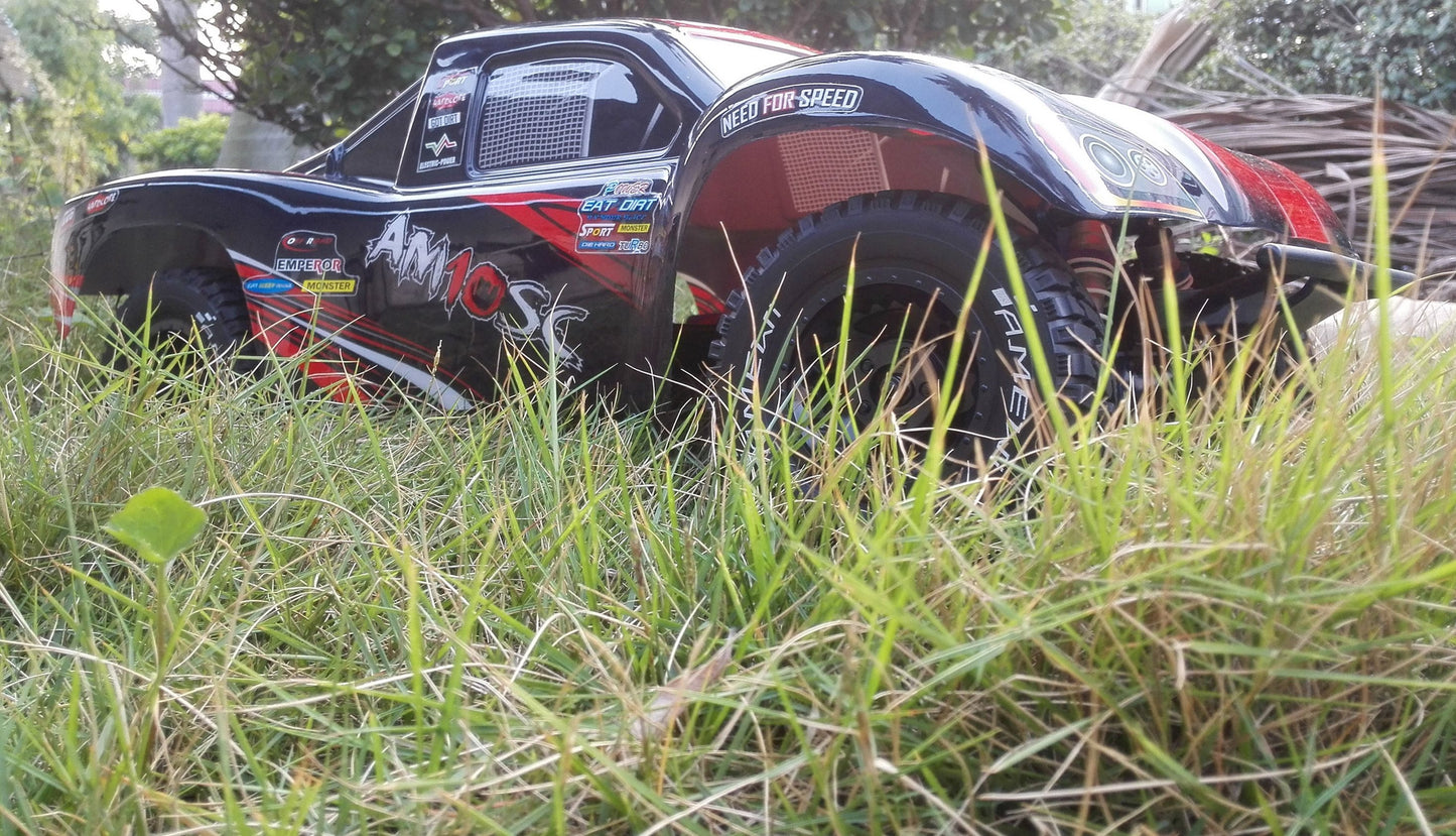 AM10SC V2 Short Course Truck Brushless 4WD 1:10 RTR Red/Black