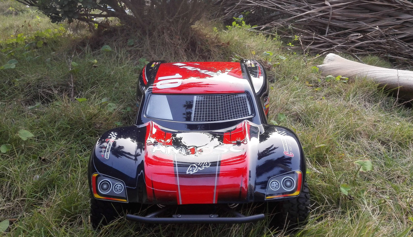 AM10SC V2 Short Course Truck Brushless 4WD 1:10 RTR Red/Black