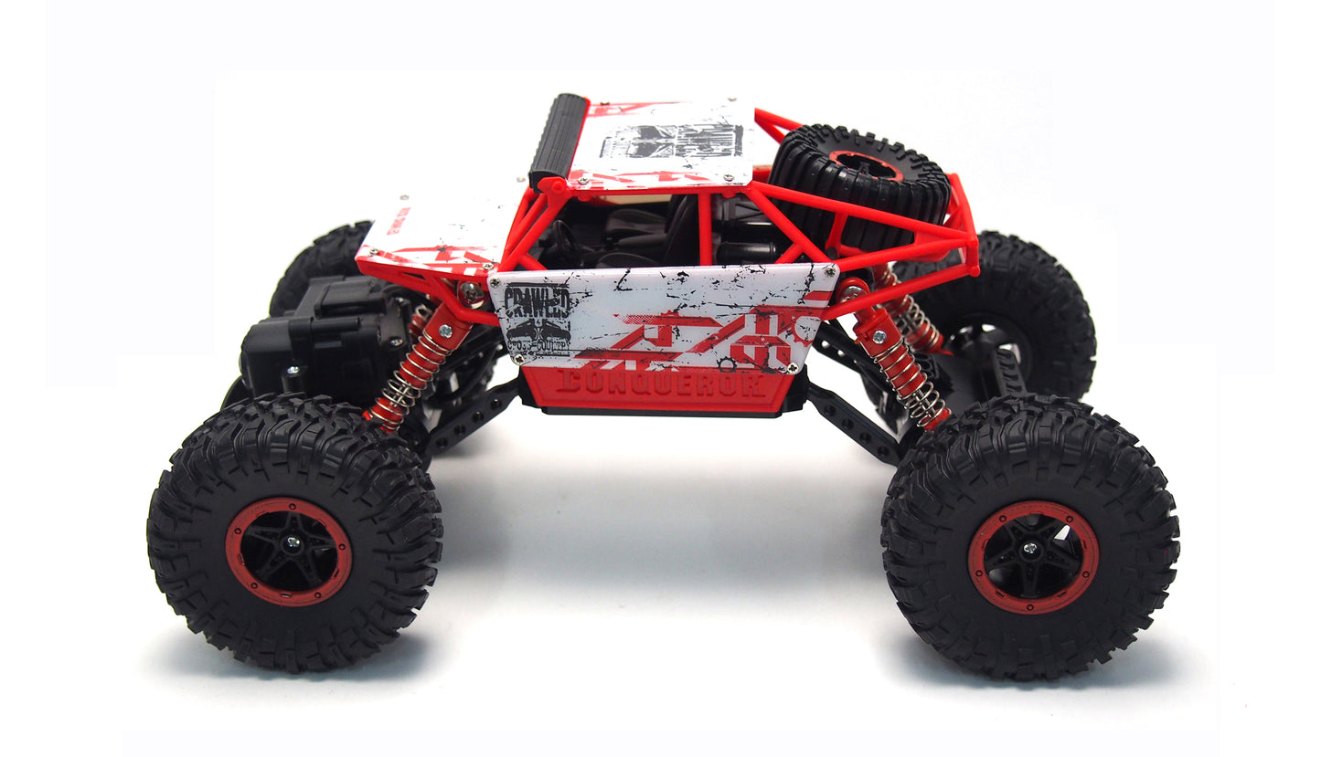 Conqueror "White-Red" Rock Crawler 4WD 1:18 RTR