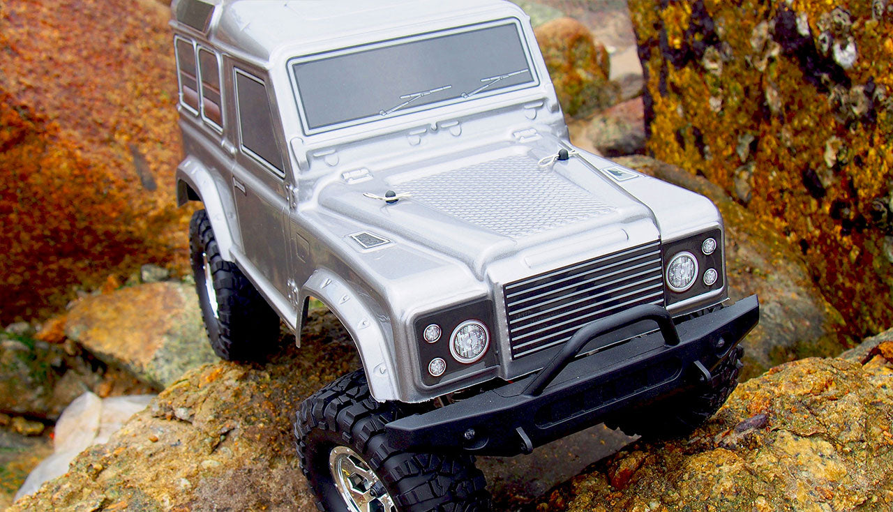 AMXRock Cruiser 4WD 1:10 RTR silbergrau