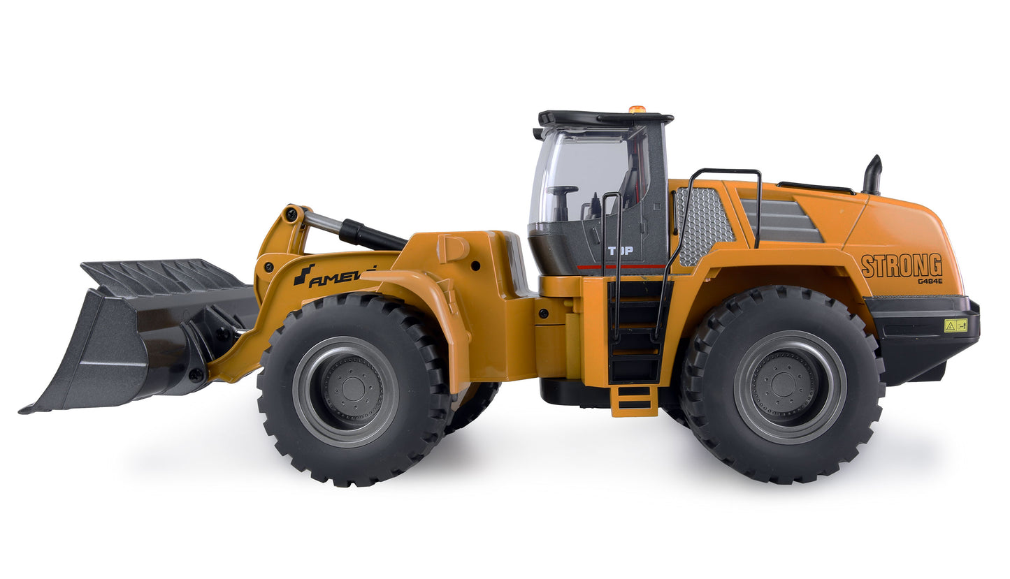 Wheel Loader G484E Teilmetall Licht, Sound 1:14 RTR Yellow