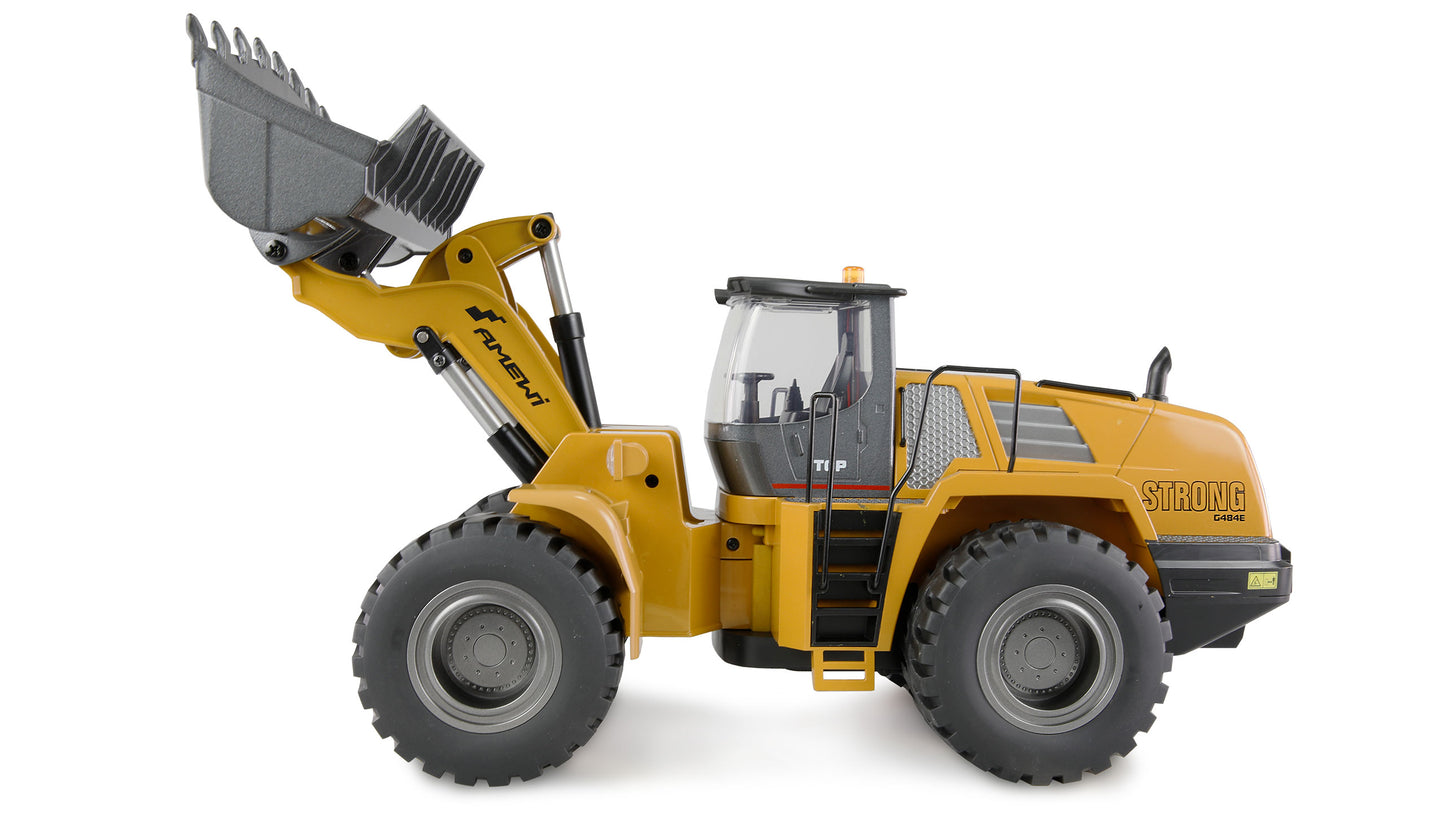 Wheel Loader G484E Teilmetall Licht, Sound 1:14 RTR Yellow