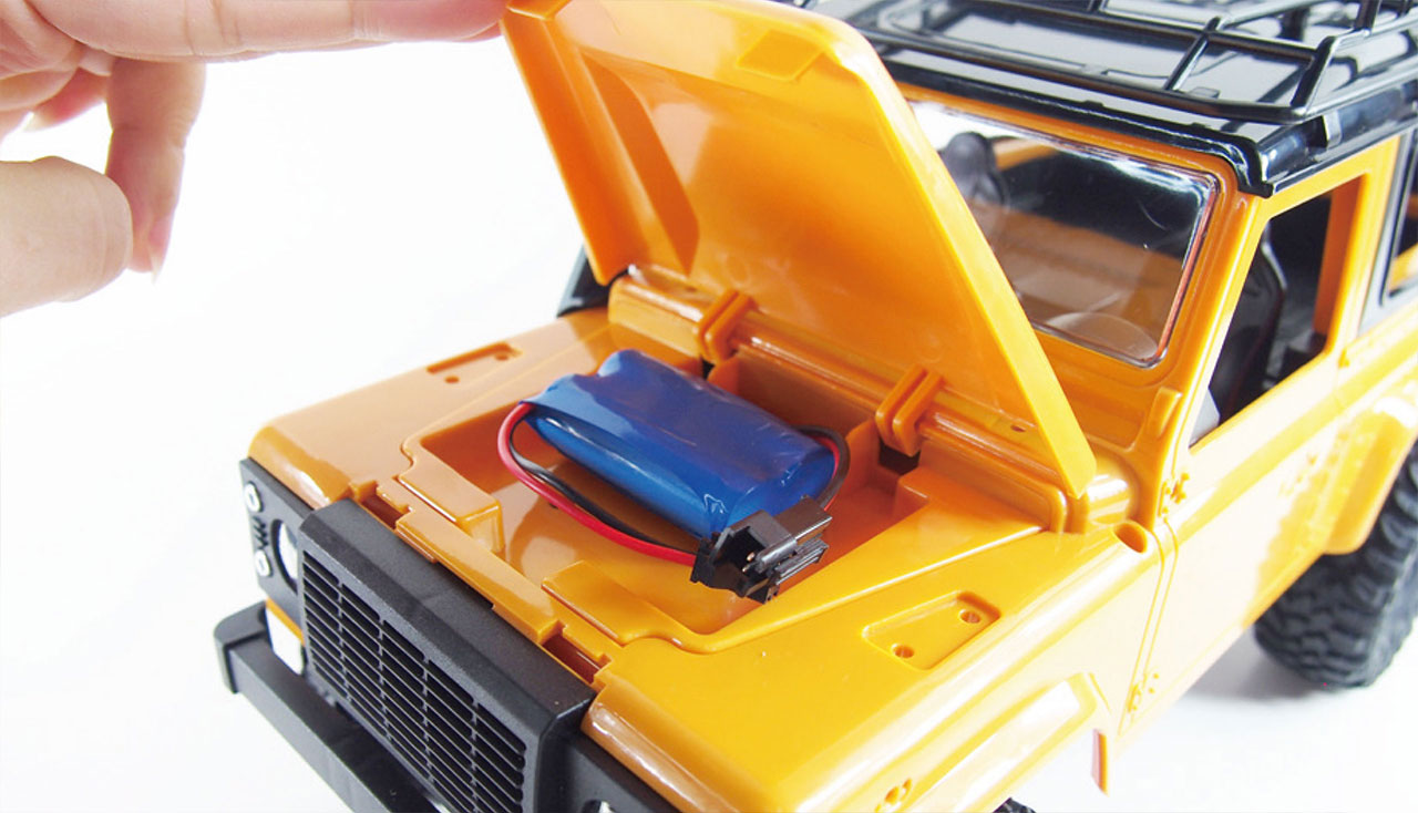 Off-Road Vehicle Crawler 4WD 1:12 RTR Yellow