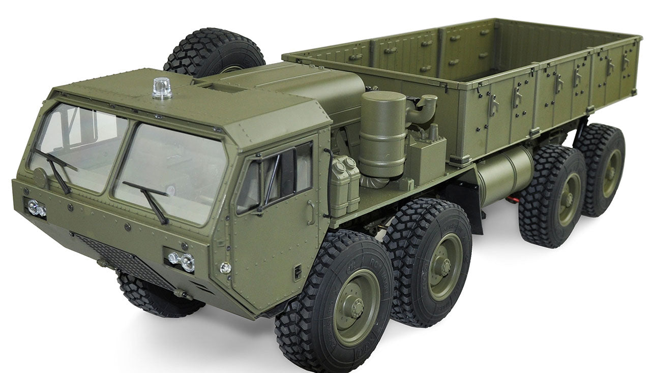 U.S. Militär Truck 8x8 With Ladefläche 1:12 RTR militärgrün