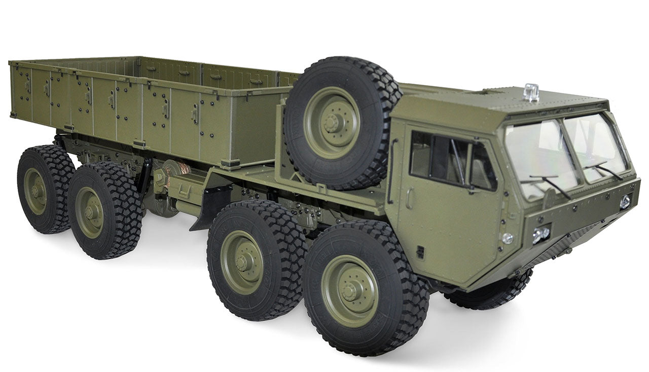 U.S. Militär Truck 8x8 With Ladefläche 1:12 RTR militärgrün