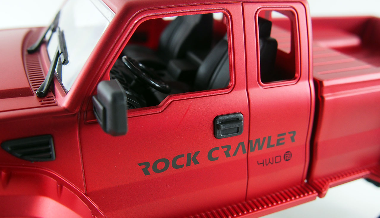 Pick-up Truck With Rädern & Ketten 4WD 1:16 RTR Red