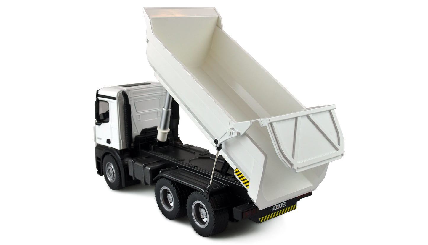 Mercedes-Benz Arocs Truck Kipper PRO Metal V2 RTR White