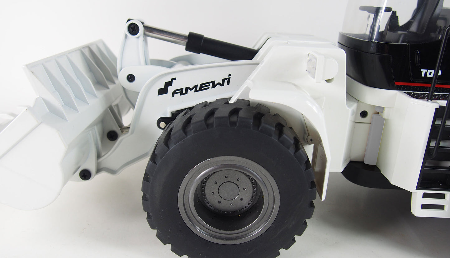 Wheel Loader G484E AE Teilmetall Licht & Sound 10-Kanal 1:14 RTR White