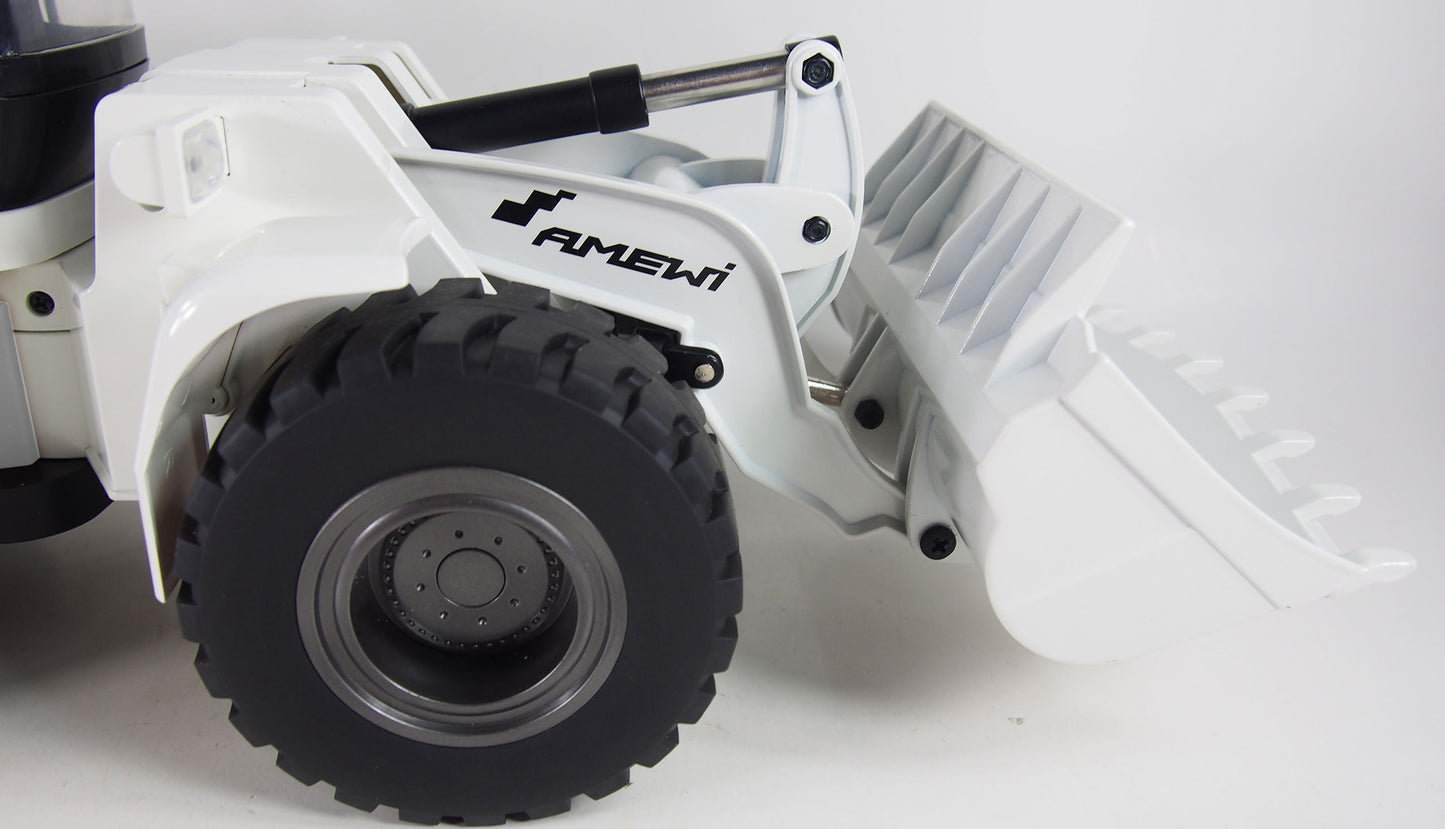 Wheel Loader G484E AE Teilmetall Licht & Sound 10-Kanal 1:14 RTR White