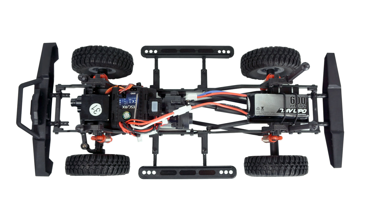AMXRock AM18 Scale Crawler Pick-up 1:18 RTR Blue