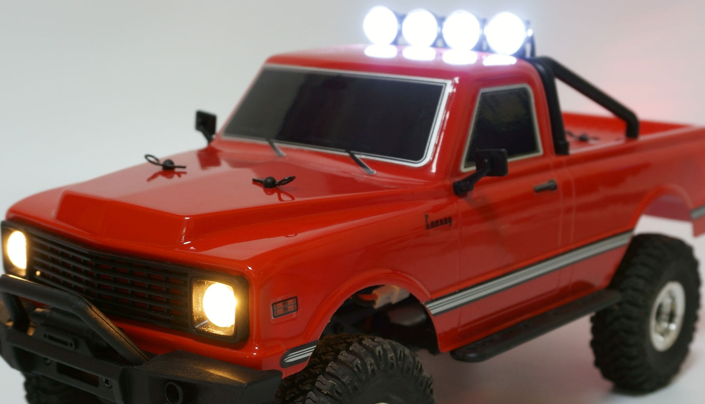 AMXRock AM18 Scale Crawler Pick-up 1:18 RTR Red